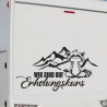 Aufkleber Wohnmobil Wohnwagen Reise Camping Auto Reisemobil Möwe Meer Kompass Globus Strand Palme Urlaub Spruch Familie Zuhause