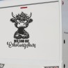 Aufkleber Wohnmobil Wohnwagen Reise Camping Auto Reisemobil Möwe Meer Kompass Globus Strand Palme Urlaub Spruch Familie Zuhause
