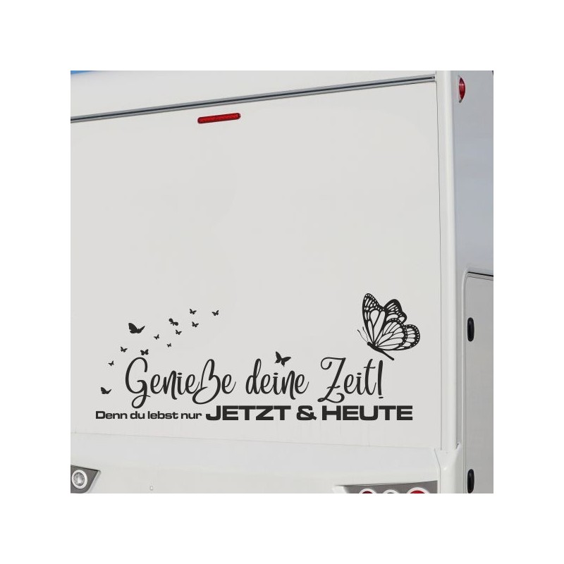 Aufkleber Wohnmobil Wohnwagen Reise Camping Auto Reisemobil Möwe Meer Kompass Globus Strand Palme Urlaub Spruch Familie Zuhause
