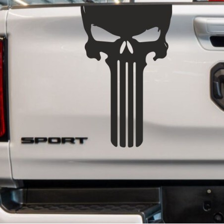 Aufkleber Pick UP Dodge Gelände Offroad Widder RAM Dekor Streifen Amerikanische Flagge Amerika BIG WHEEL Viper