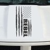 Aufkleber Pick UP Dodge Gelände Offroad Widder RAM Dekor Streifen Amerikanische Flagge Amerika BIG WHEEL Viper