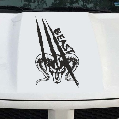 Aufkleber Pick UP Dodge Gelände Offroad Widder RAM Dekor Streifen Amerikanische Flagge Amerika BIG WHEEL Viper