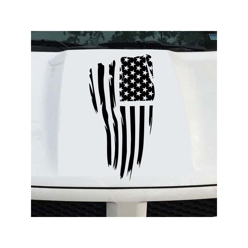 Aufkleber Pick UP Dodge Gelände Offroad Widder RAM Dekor Streifen Amerikanische Flagge Amerika BIG WHEEL Viper