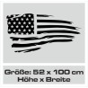 Aufkleber Pick UP Dodge Gelände Offroad Widder RAM Dekor Streifen Amerikanische Flagge Amerika BIG WHEEL Viper
