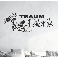 Wandaufkleber Wandtattoo Träume Dreams Traumfänger Feder Teufel Teufelchen Liebe Sex Leidenschaft Schriftzüge Feder Engel