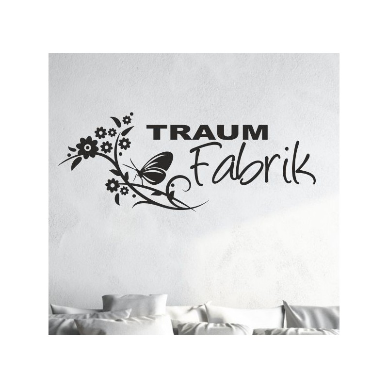 Wandaufkleber Wandtattoo Träume Dreams Traumfänger Feder Teufel Teufelchen Liebe Sex Leidenschaft Schriftzüge Feder Engel