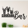 Wandaufkleber Küche Cocktail Bar Cocktails Gläser Essen Aufkleber Wand Wandtattoo 01
