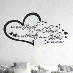 Wandaufkleber Wandtattoo Träume Dreams Traumfänger Feder Teufel Teufelchen Liebe Sex Leidenschaft Schriftzüge Feder Engel