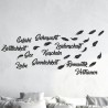 Wandaufkleber Wandtattoo Träume Dreams Traumfänger Feder Teufel Teufelchen Liebe Sex Leidenschaft Schriftzüge Feder Engel