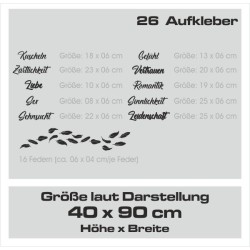 Wandaufkleber Wandtattoo Träume Dreams Traumfänger Feder Teufel Teufelchen Liebe Sex Leidenschaft Schriftzüge Feder Engel