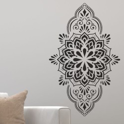 Wandaufkleber Wandtattoo Sprüche Yoga Sugar Skull Bulli Bus Familie Endlosschleife Mandala Buddha Drache Liebe Faultier