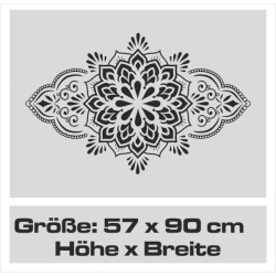 Wandaufkleber Wandtattoo Sprüche Yoga Sugar Skull Bulli Bus Familie Endlosschleife Mandala Buddha Drache Liebe Faultier