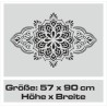 Wandaufkleber Wandtattoo Sprüche Yoga Sugar Skull Bulli Bus Familie Endlosschleife Mandala Buddha Drache Liebe Faultier