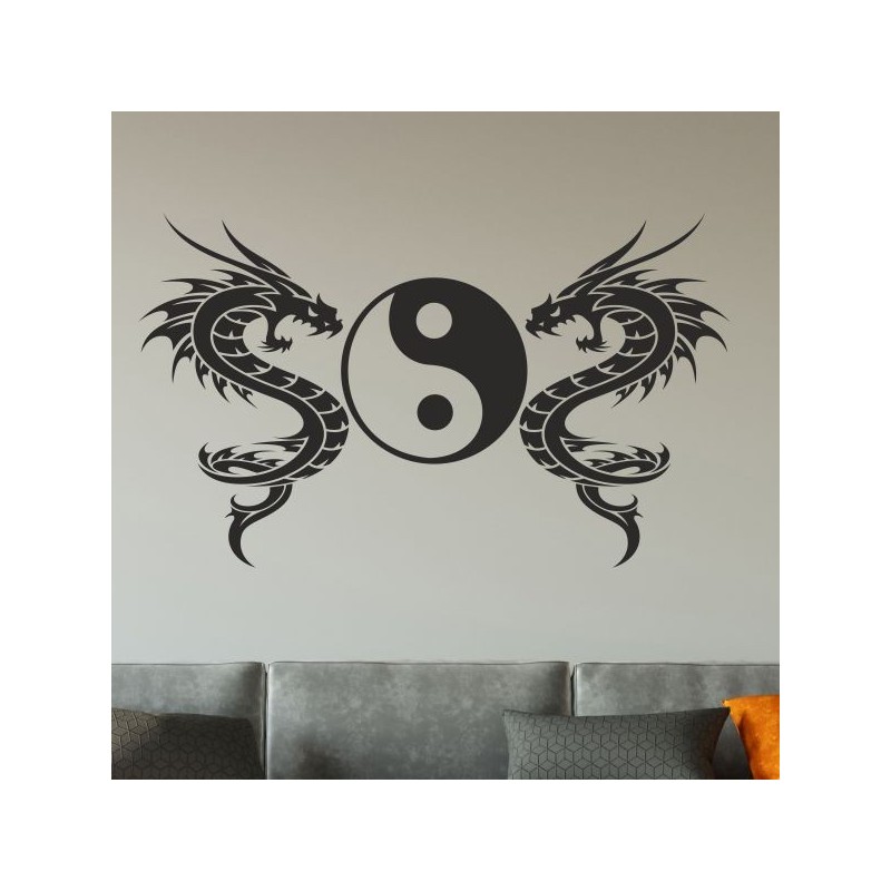 Wand Aufkleber Tattoo Wand Yoga Buddha Buddhist Glaube Gott Mönch Erholung Entspannung Sport Relax Innere Ruhe Gleichgewicht