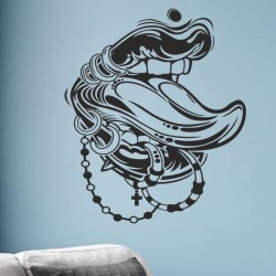 Wandaufkleber Wandtattoo Sprüche Yoga Sugar Skull Bulli Bus Familie Endlosschleife Mandala Buddha Drache Liebe Faultier