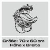 Wandaufkleber Wandtattoo Sprüche Yoga Sugar Skull Bulli Bus Familie Endlosschleife Mandala Buddha Drache Liebe Faultier