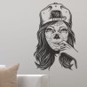Wandaufkleber Wandtattoo Sprüche Yoga Sugar Skull Bulli Bus Familie Endlosschleife Mandala Buddha Drache Liebe Faultier