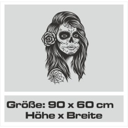 Wandaufkleber Wandtattoo Sprüche Yoga Sugar Skull Bulli Bus Familie Endlosschleife Mandala Buddha Drache Liebe Faultier