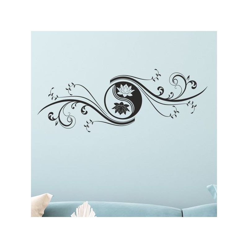 Wand Aufkleber Tattoo Wand Yoga Buddha Buddhist Glaube Gott Mönch Erholung Entspannung Sport Relax Innere Ruhe Gleichgewicht