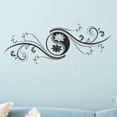 Wand Aufkleber Tattoo Wand Yoga Buddha Buddhist Glaube Gott Mönch Erholung Entspannung Sport Relax Innere Ruhe Gleichgewicht