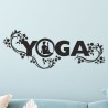 Wand Aufkleber Tattoo Wand Yoga Buddha Buddhist Glaube Gott Mönch Erholung Entspannung Sport Relax Innere Ruhe Gleichgewicht