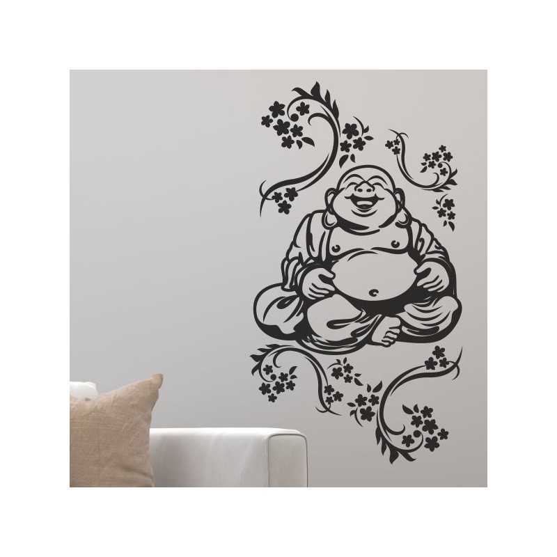 Wand Aufkleber Tattoo Wand Yoga Buddha Buddhist Glaube Gott Mönch Erholung Entspannung Sport Relax Innere Ruhe Gleichgewicht