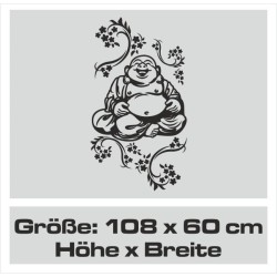 Wand Aufkleber Tattoo Wand Yoga Buddha Buddhist Glaube Gott Mönch Erholung Entspannung Sport Relax Innere Ruhe Gleichgewicht