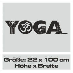 Wand Aufkleber Tattoo Wand Yoga Buddha Buddhist Glaube Gott Mönch Erholung Entspannung Sport Relax Innere Ruhe Gleichgewicht