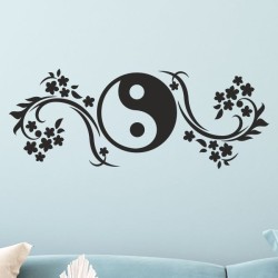Wand Aufkleber Tattoo Wand Yoga Buddha Buddhist Glaube Gott Mönch Erholung Entspannung Sport Relax Innere Ruhe Gleichgewicht