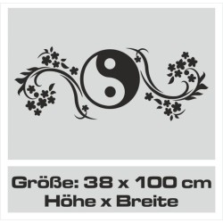 Wand Aufkleber Tattoo Wand Yoga Buddha Buddhist Glaube Gott Mönch Erholung Entspannung Sport Relax Innere Ruhe Gleichgewicht