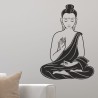 Wand Aufkleber Tattoo Wand Yoga Buddha Buddhist Glaube Gott Mönch Erholung Entspannung Sport Relax Innere Ruhe Gleichgewicht