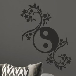 Wand Aufkleber Tattoo Wand Yoga Buddha Buddhist Glaube Gott Mönch Erholung Entspannung Sport Relax Innere Ruhe Gleichgewicht