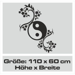 Wand Aufkleber Tattoo Wand Yoga Buddha Buddhist Glaube Gott Mönch Erholung Entspannung Sport Relax Innere Ruhe Gleichgewicht