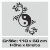 Wand Aufkleber Tattoo Wand Yoga Buddha Buddhist Glaube Gott Mönch Erholung Entspannung Sport Relax Innere Ruhe Gleichgewicht