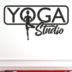 Wand Aufkleber Tattoo Wand Yoga Buddha Buddhist Glaube Gott Mönch Erholung Entspannung Sport Relax Innere Ruhe Gleichgewicht