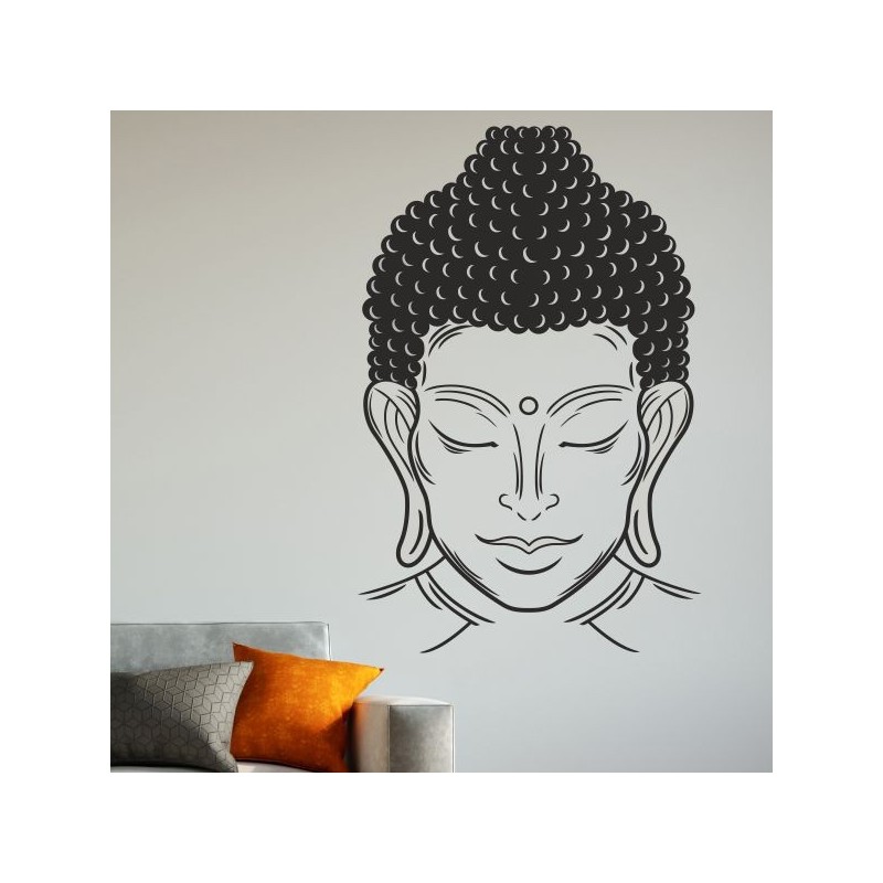 Wand Aufkleber Tattoo Wand Yoga Buddha Buddhist Glaube Gott Mönch Erholung Entspannung Sport Relax Innere Ruhe Gleichgewicht