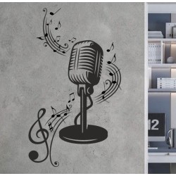 Wandaufkleber Musik Sound Lautsprecher Swing Aufkleber Wand
