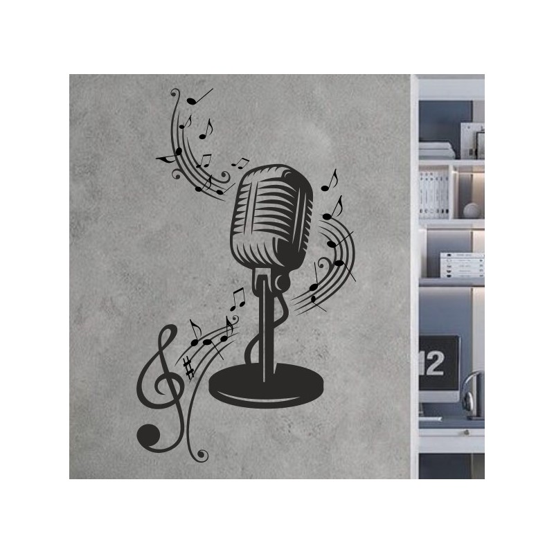 Wandaufkleber Musik Sound Lautsprecher Swing Aufkleber Wand