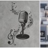Wandaufkleber Musik Sound Lautsprecher Swing Aufkleber Wand