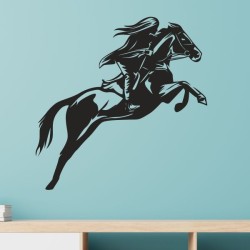 Wandaufkleber Pferde Dekor Pferd Stute Pony Hengst Reiten Hof Sport Kids Hufeisen Glück Reiterhof Sprüche Wunschname Kids Kinder