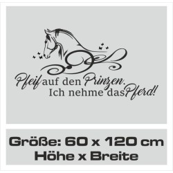 Wandaufkleber Pferde Dekor Pferd Stute Pony Hengst Reiten Hof Sport Kids Hufeisen Glück Reiterhof Sprüche Wunschname Kids Kinder