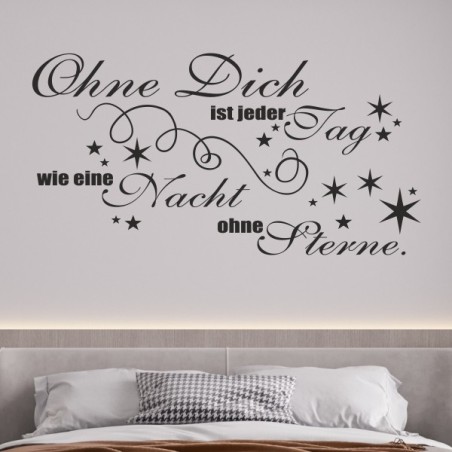 Wandaufkleber Wandtattoo Träume Dreams Traumfänger Feder Teufel Teufelchen Liebe Sex Leidenschaft Schriftzüge Feder Engel