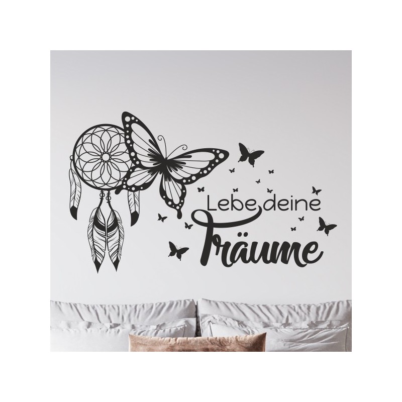 Wandaufkleber Wandtattoo Träume Dreams Traumfänger Feder Teufel Teufelchen Liebe Sex Leidenschaft Schriftzüge Feder Engel Wandaufkleber Wandtattoo Träume Dreams Traumfänger Feder Teufel Teufelchen Liebe Sex Leidenschaft Schriftzüge Feder Engel