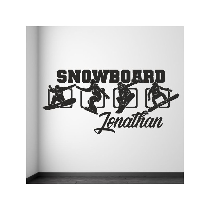 Wandaufkleber Wandtattoo Sport Fußball Kicker Ball Spiel Kinder Kids Snowbord Skateboard Skater Ski Stuntroller Roller