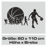 Wandaufkleber Wandtattoo Sport Fußball Kicker Spiel Kinder Kids Snowbord Skateboard Skater Stuntroller Roller BMX Basket Ball