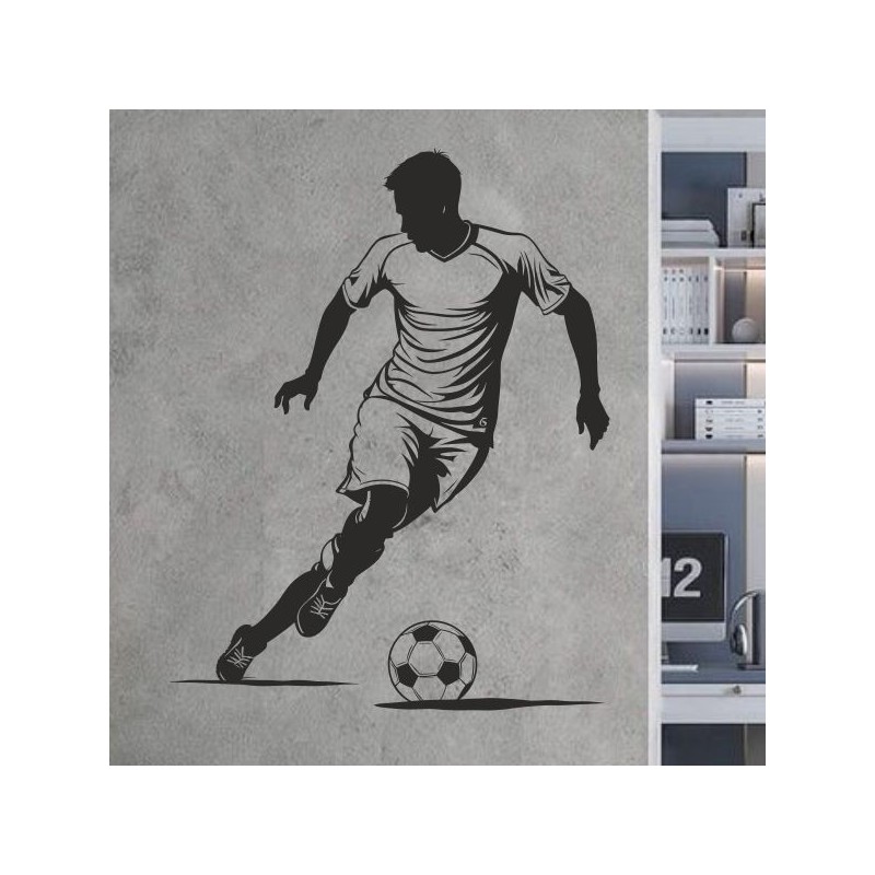 Wandaufkleber Wandtattoo Sport Fußball Kicker Spiel Kinder Kids Snowbord Skateboard Skater Stuntroller Roller BMX Basket Ball