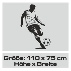 Wandaufkleber Wandtattoo Sport Fußball Kicker Spiel Kinder Kids Snowbord Skateboard Skater Stuntroller Roller BMX Basket Ball