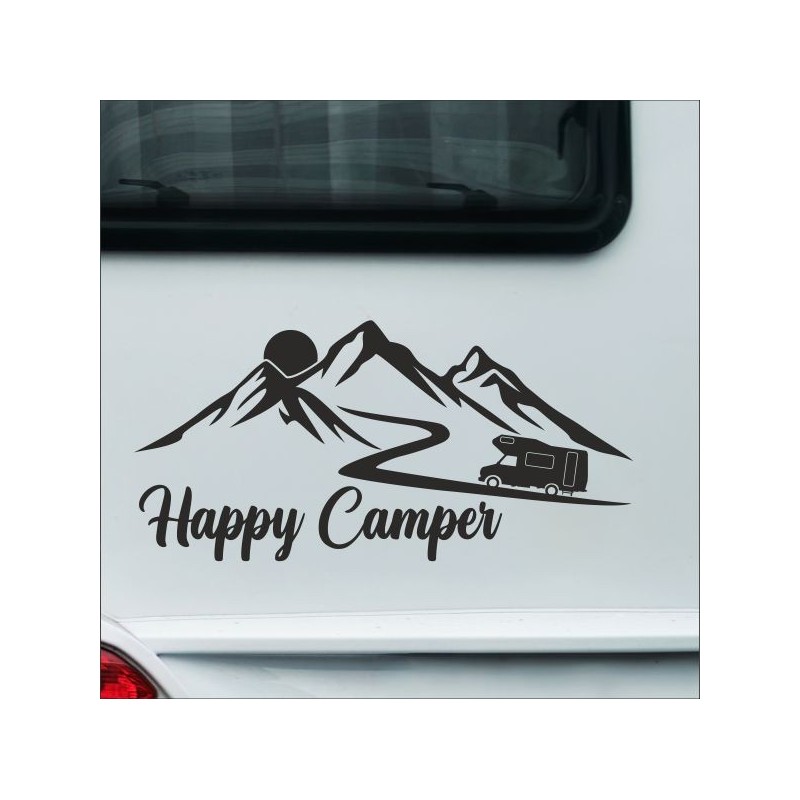 Aufkleber Wohnmobil Wohnwagen Reise Camping Auto Reisemobil Möwe Meer Kompass Globus Strand Palme Urlaub Spruch Familie Zuhause