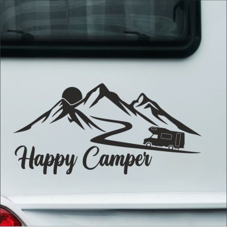 Aufkleber Wohnmobil Wohnwagen Reise Camping Auto Reisemobil Möwe Meer Kompass Globus Strand Palme Urlaub Spruch Familie Zuhause