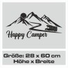 Aufkleber Wohnmobil Wohnwagen Reise Camping Auto Reisemobil Möwe Meer Kompass Globus Strand Palme Urlaub Spruch Familie Zuhause